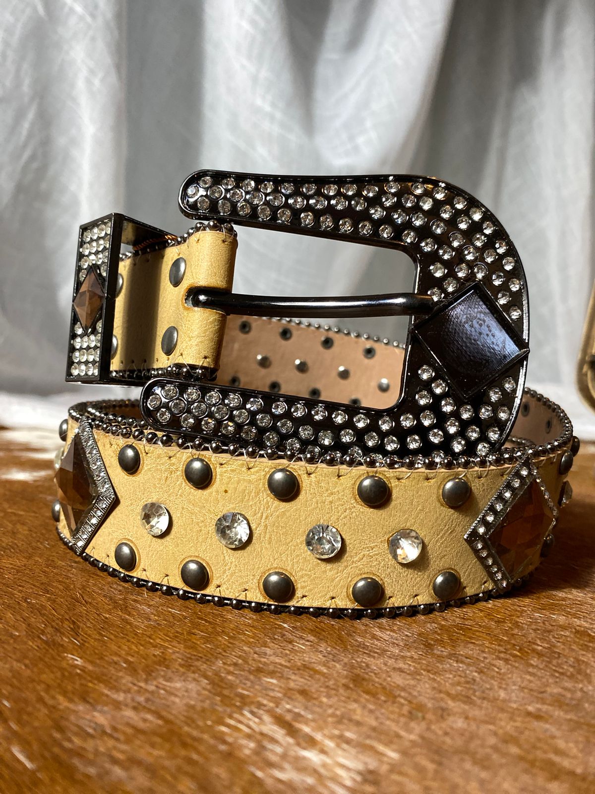 Cinto Country Feminino Com Pedrarias