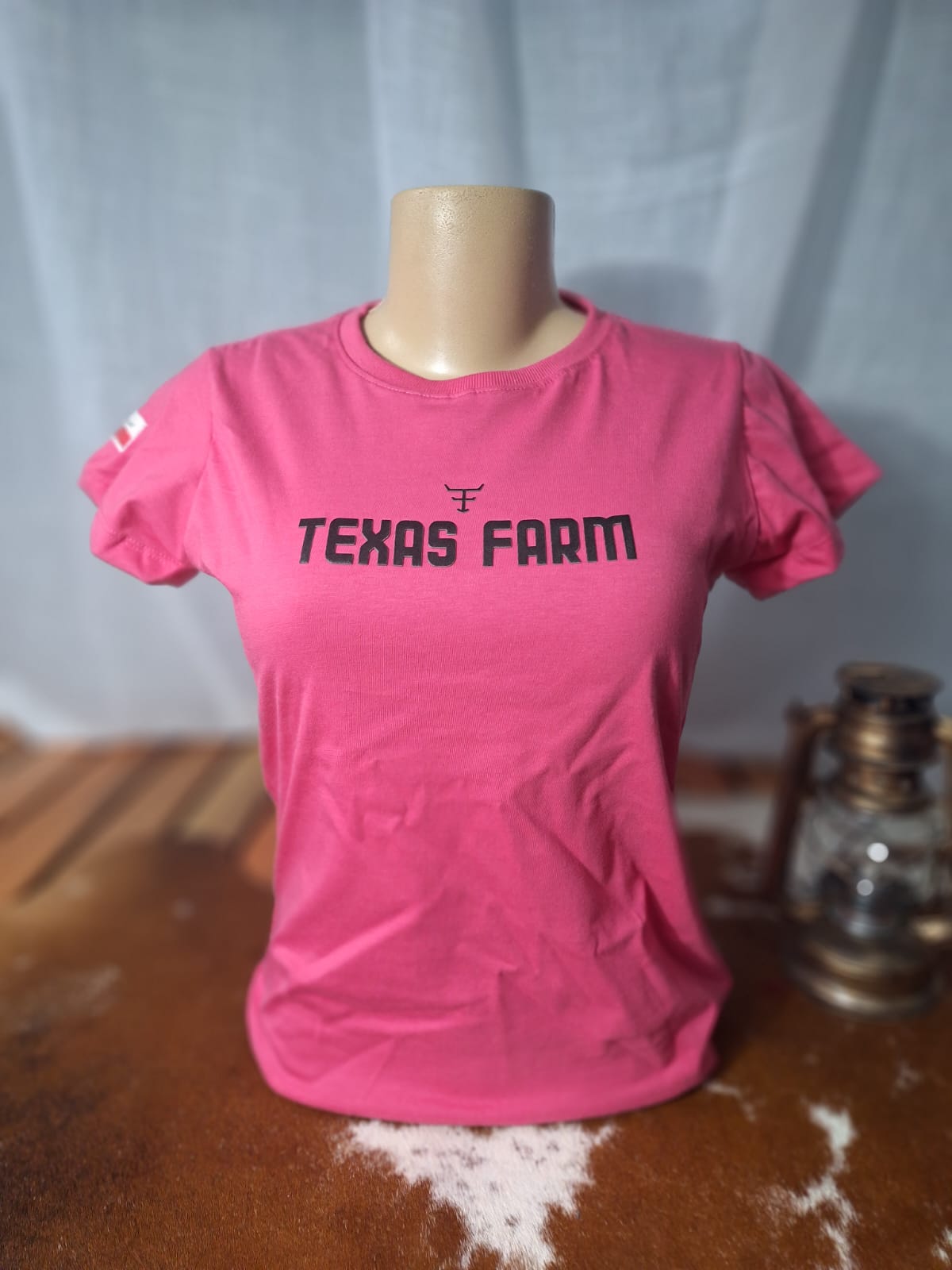 Camiseta Baby Look Feminina Texas Farm