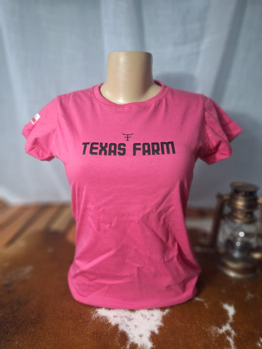 Camiseta Baby Look Feminina Texas Farm
