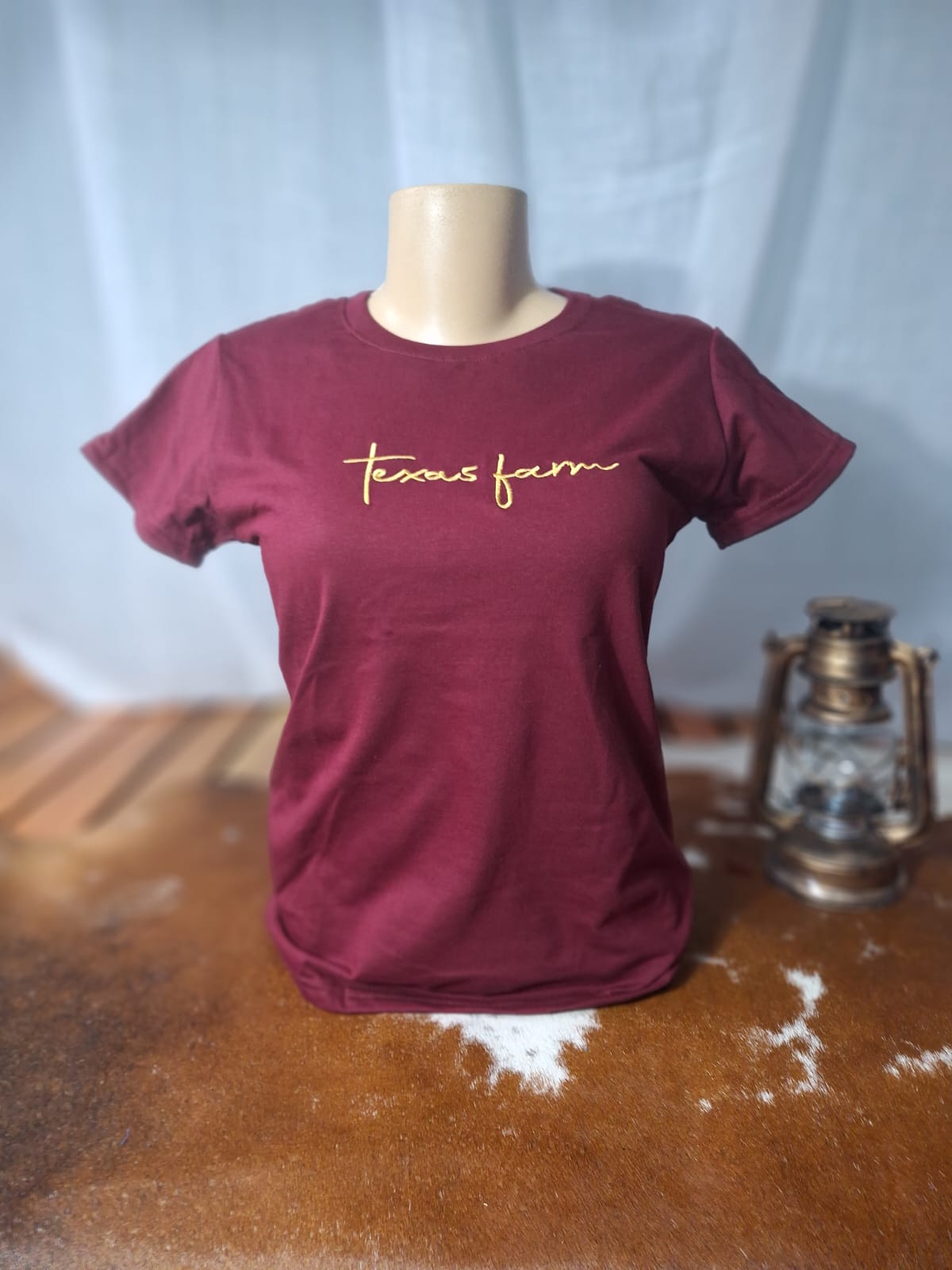 Camiseta Baby Look Feminina Texas Farm