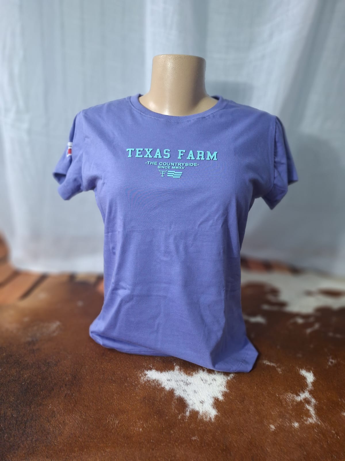 Camiseta Baby Look Feminina Texas Farm