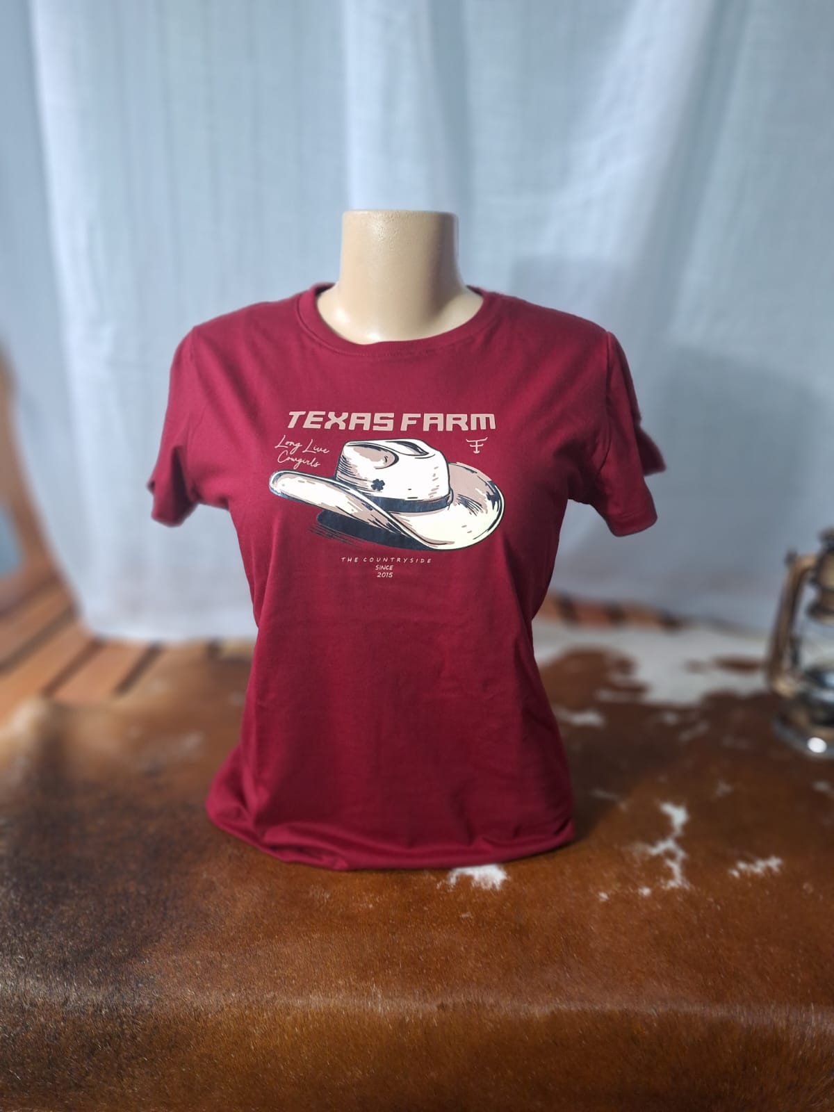 Camiseta Baby Look Feminina Texas Farm