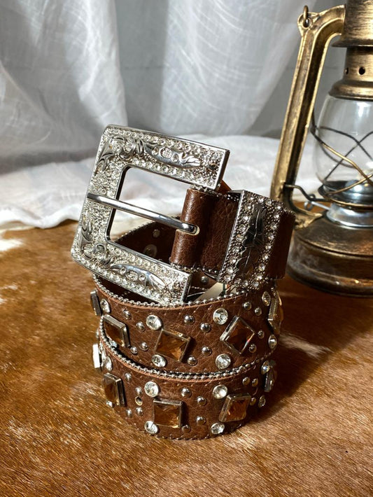 Cinto Country Feminino Com Pedrarias