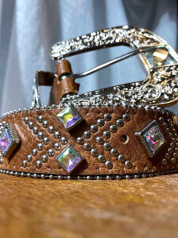 Cinto Country Feminino Com Pedrarias