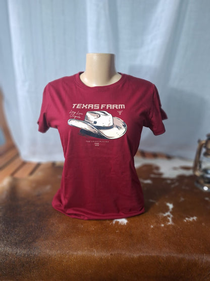 Camiseta Baby Look Feminina Texas Farm