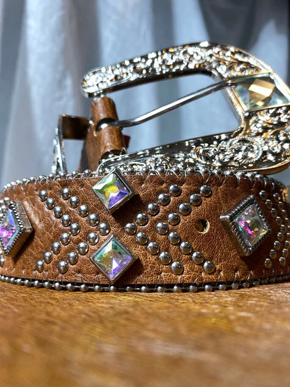Cinto Country Feminino Com Pedrarias
